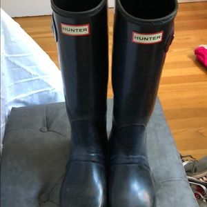 Hunter Shiny Tall Boots